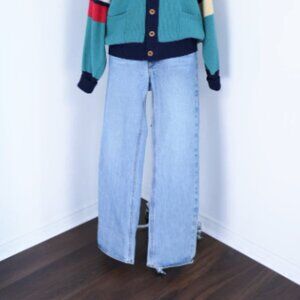 VINTAGE GAP Straight/Boot cut Blue Jeans